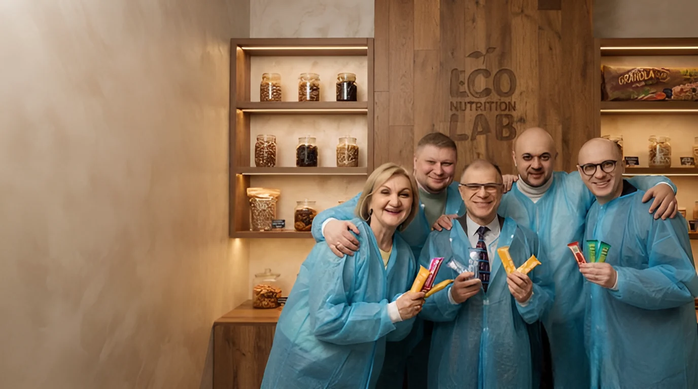 Команда Eco Nutrition Lab на производстве