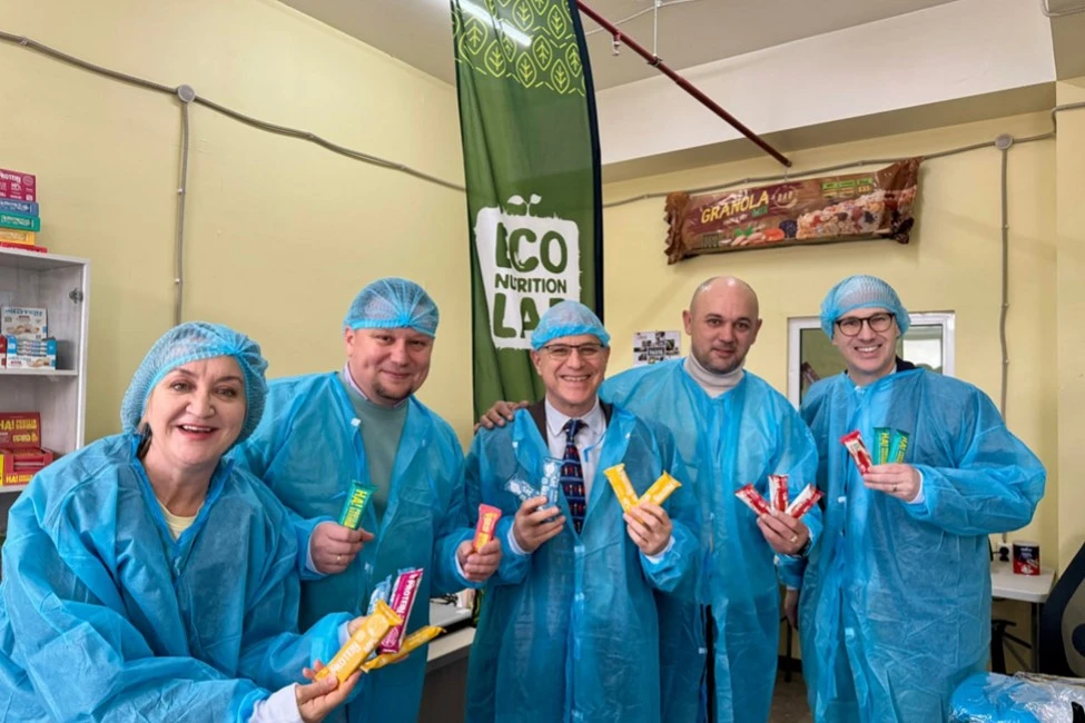 Команда Eco Nutrition Lab на производстве