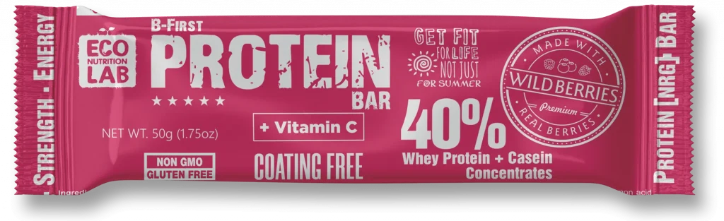 B-First Protein Bar Лесные Ягоды — батончик