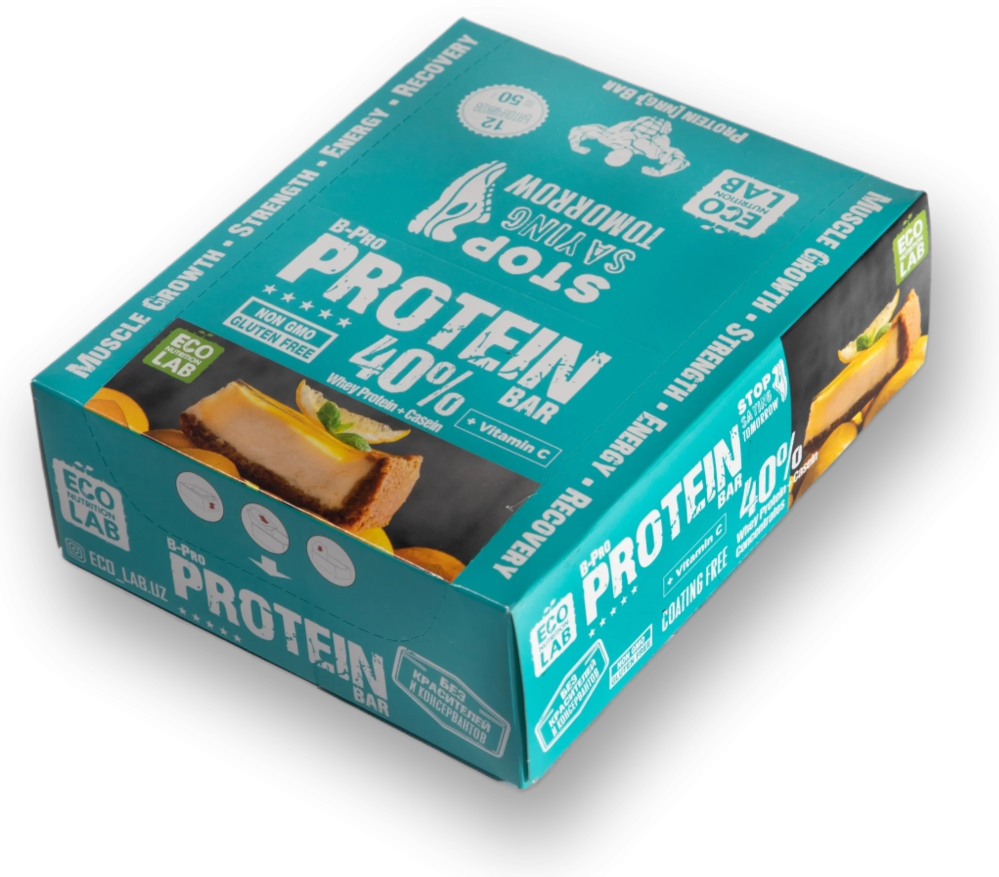 B-Pro Protein Bar Лимонный Чизкейк — коробка