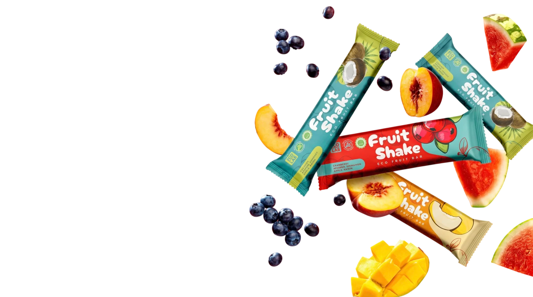 Фруктовые батончики Eco Nutrition Lab с фруктами