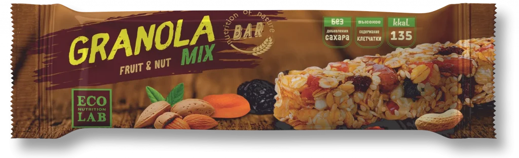 Granola Фруктово-ореховый микс — батончик