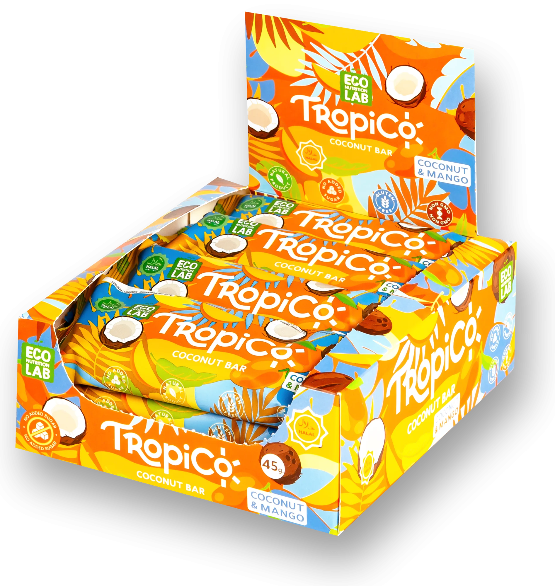 Tropico Кокос + Манго — открытая коробка