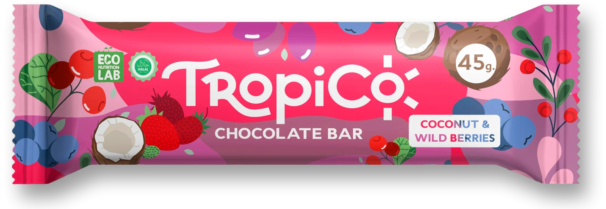 Tropico Кокос + Лесные ягоды — батончик