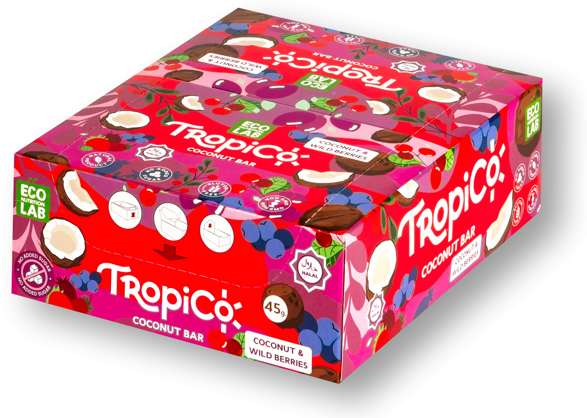 Tropico Кокос + Лесные ягоды — коробка